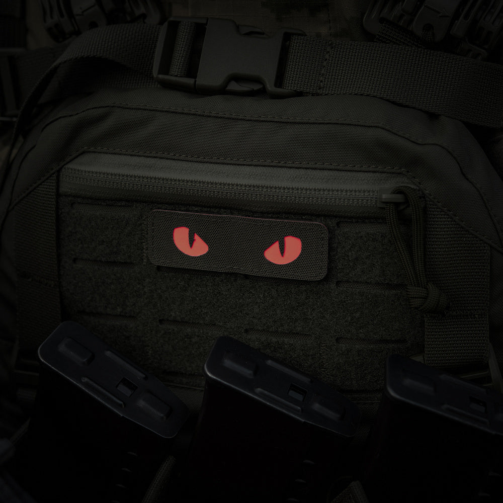 Patch Ochi de Pisică Laser Cut M-Tac - Ranger Green/Roșu