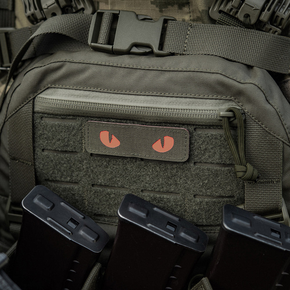 Patch Ochi de Pisică Laser Cut M-Tac - Ranger Green/Roșu