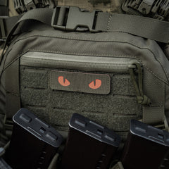 Patch Ochi de Pisică Laser Cut M-Tac - Ranger Green/Roșu