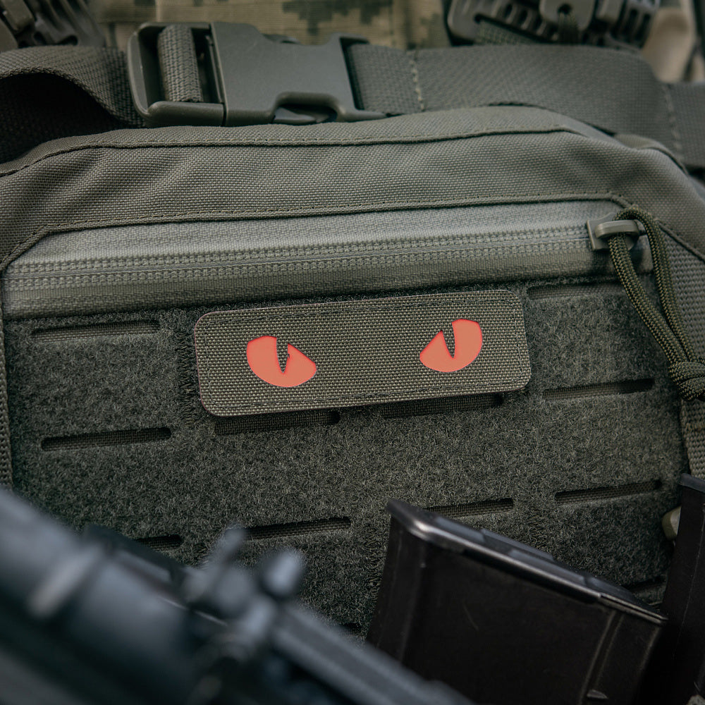 Patch Ochi de Pisică Laser Cut M-Tac - Ranger Green/Roșu
