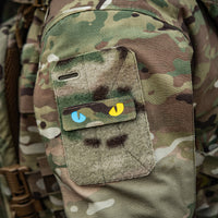 Patch Ochi de Pisică M-Tac - Multicam/Galben Fosforescent