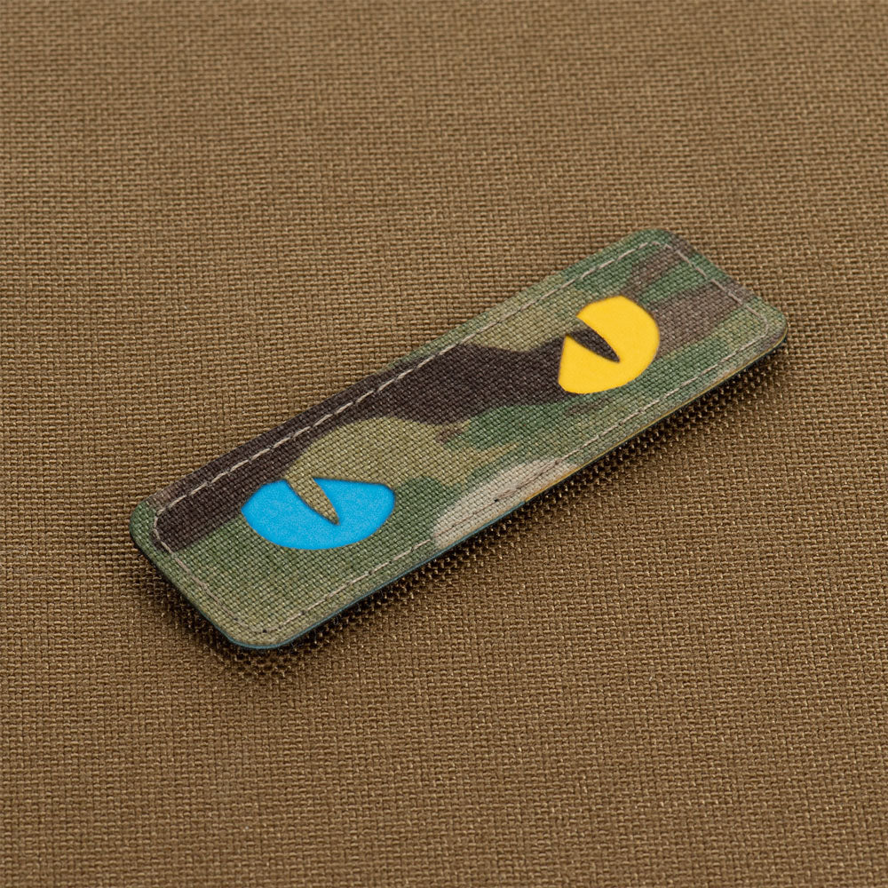 Patch Ochi de Pisică M-Tac - Multicam/Galben Fosforescent