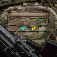 Patch Ochi de Pisică M-Tac - Multicam/Galben Fosforescent