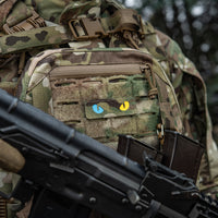 Patch Ochi de Pisică M-Tac - Multicam/Galben Fosforescent
