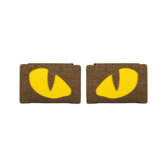 Patch Ochi de Tigru Laser Cut M-Tac - Coyote/Galben Fosforescent