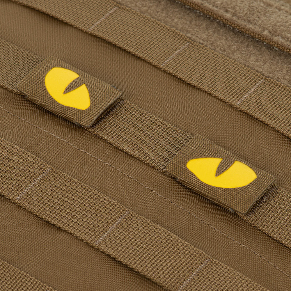 Patch Ochi de Tigru Laser Cut M-Tac - Coyote/Galben Fosforescent