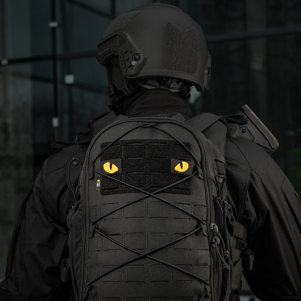 Patch Ochi de Tigru Laser Cut M-Tac - Luminescent Negru/Galben