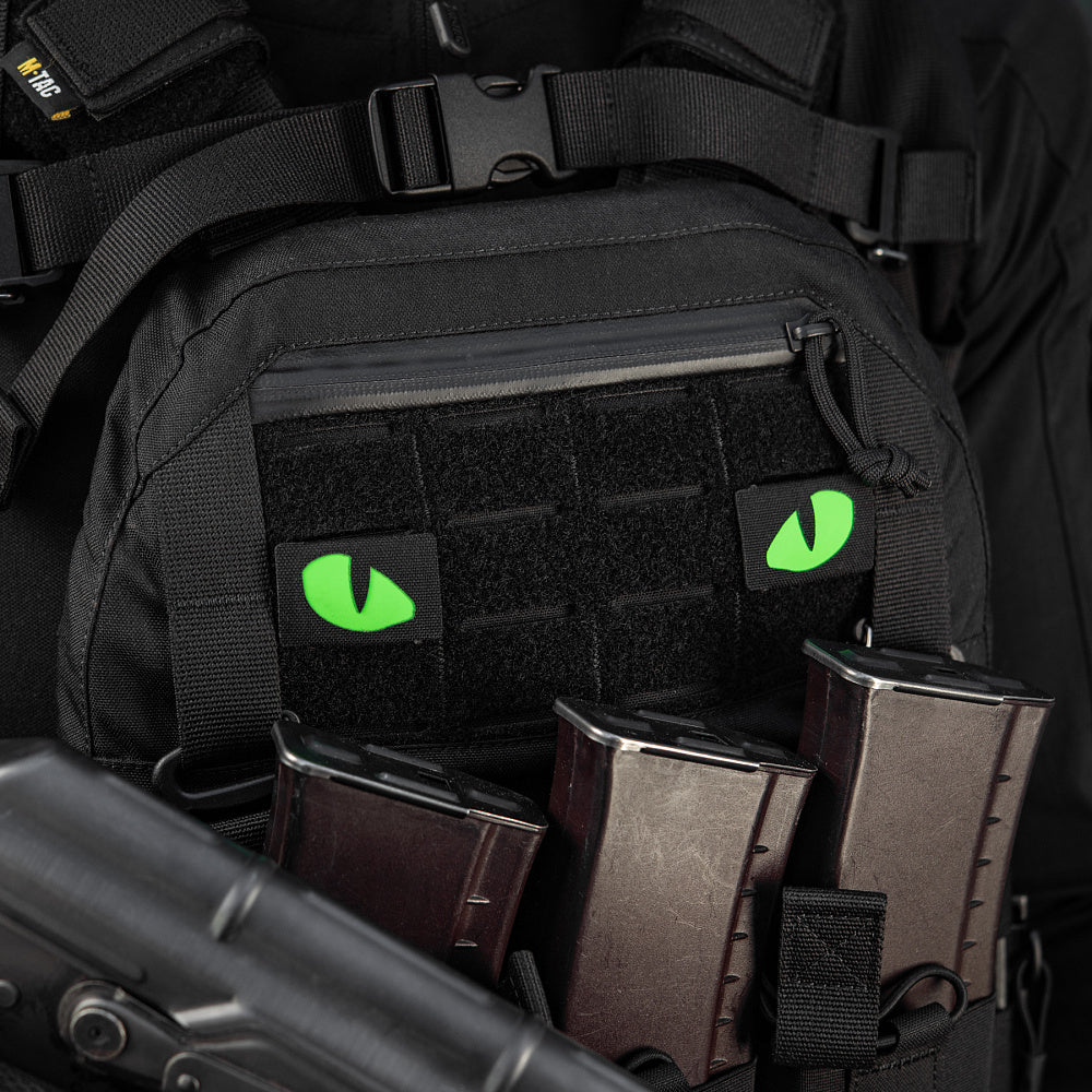 Patch Ochi de Tigru Laser Cut M-Tac - Negru/Verde