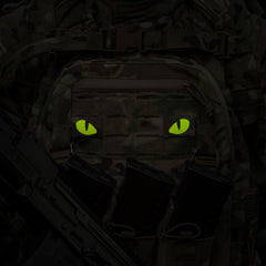 Patch Ochi de Tigru M-Tac Laser Cut - Multicam/Galben Fosforescent