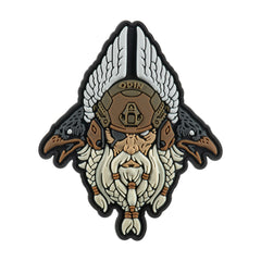 Patch Odin Tactical 3D PVC M-Tac - White/Coyote, Spirit Viking