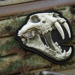 Patch Old Tiger M-Tac - Alb, Veteran, Experiență și Curaj