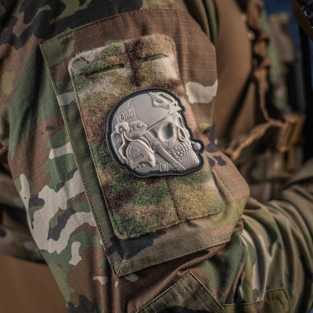 Patch Operator 3D PVC M-Tac - Alb, Realism Tactic