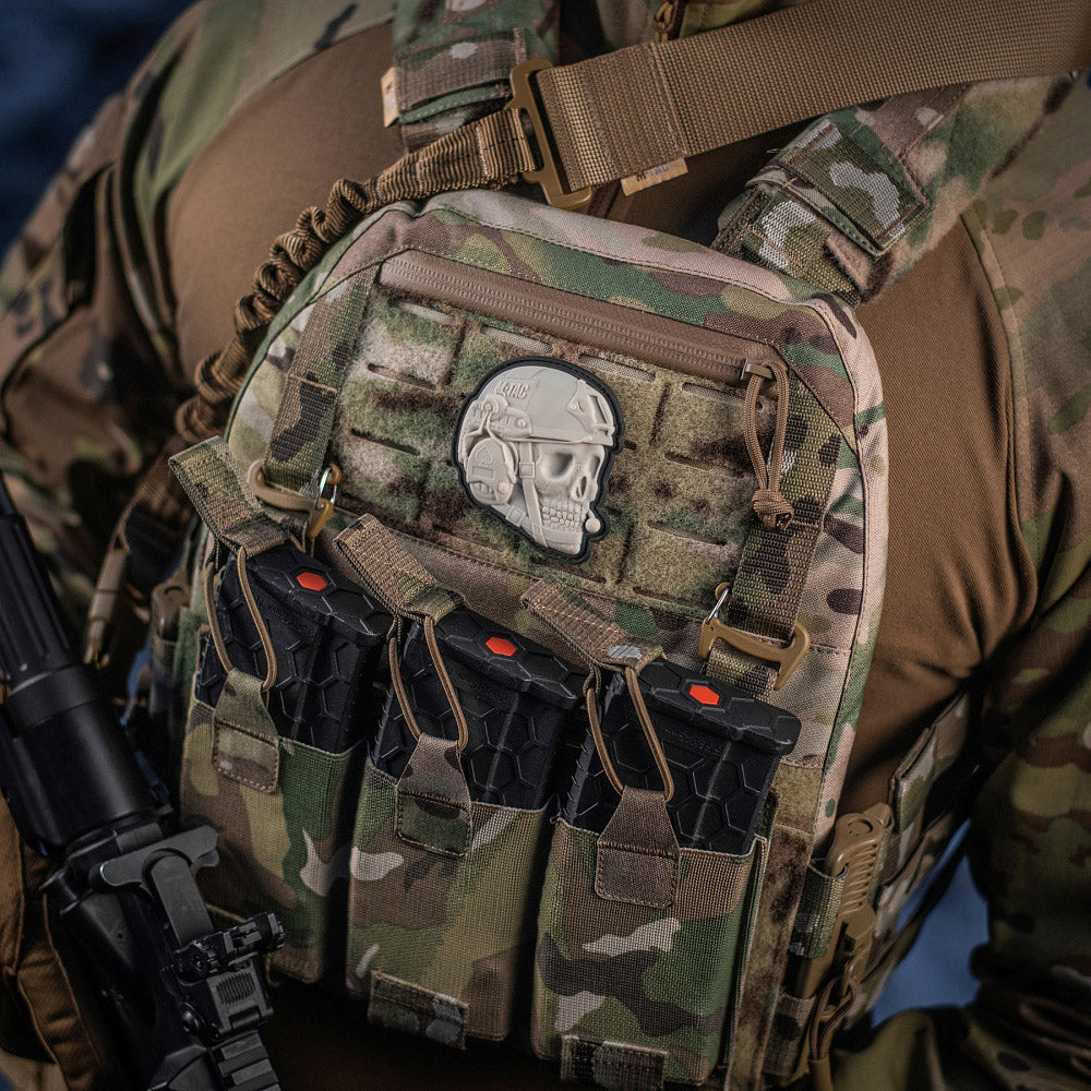 Patch Operator 3D PVC M-Tac - Alb, Realism Tactic