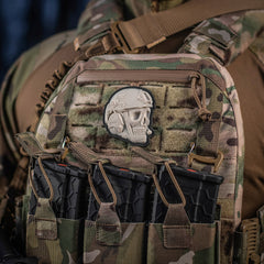 Patch Operator 3D PVC M-Tac - Alb, Realism Tactic