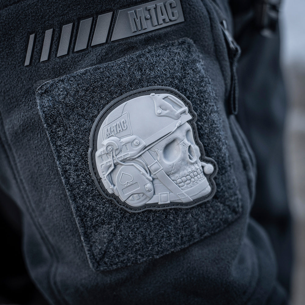 Patch Operator 3D PVC M-Tac - Gri, Moral Militar