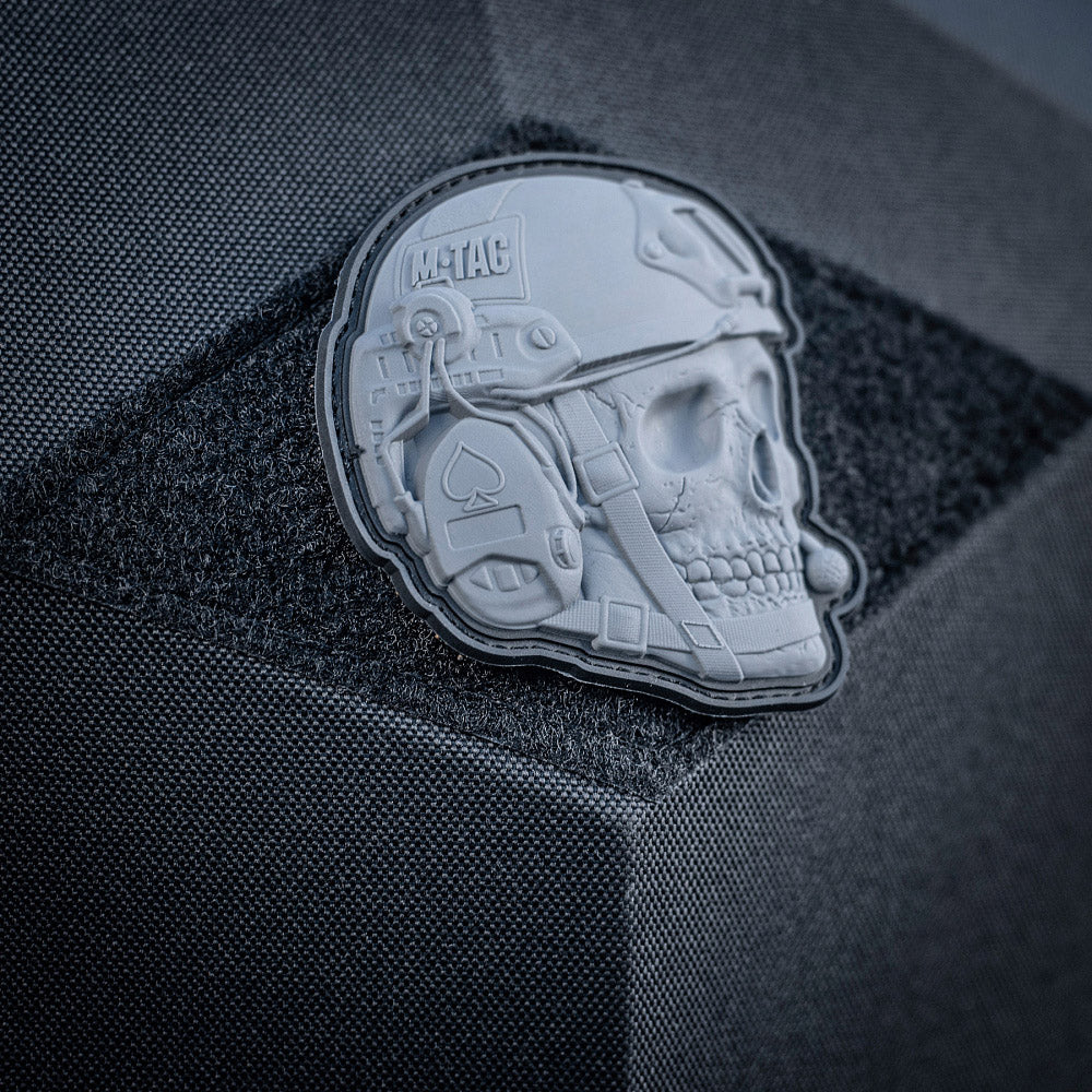 Patch Operator 3D PVC M-Tac - Gri, Moral Militar