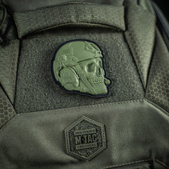 Patch Operator 3D PVC M-Tac - Olive, Mesaj Puternic