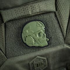 Patch Operator 3D PVC M-Tac - Olive, Mesaj Puternic