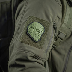Patch Operator 3D PVC M-Tac - Olive, Mesaj Puternic