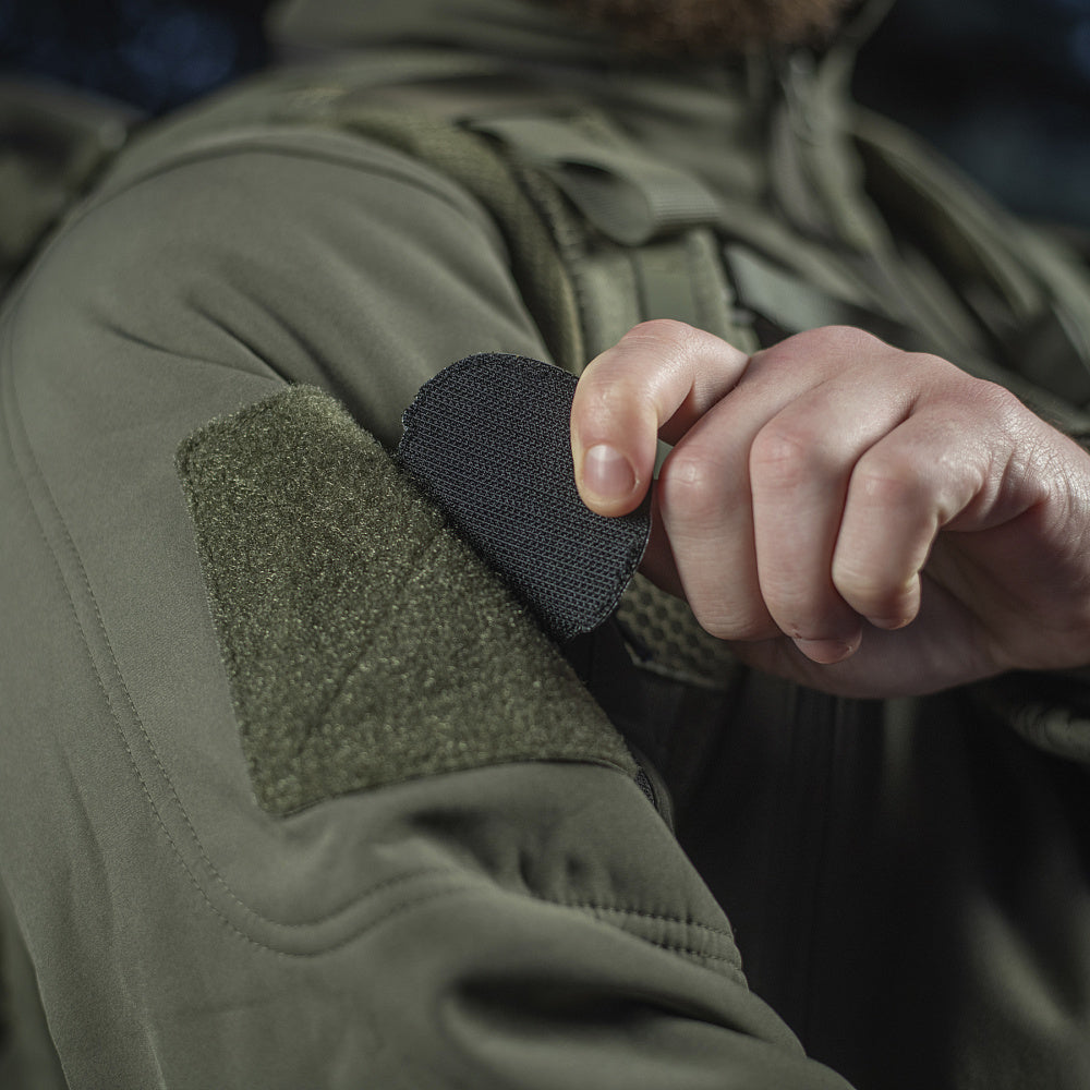 Patch Operator 3D PVC M-Tac - Olive, Mesaj Puternic