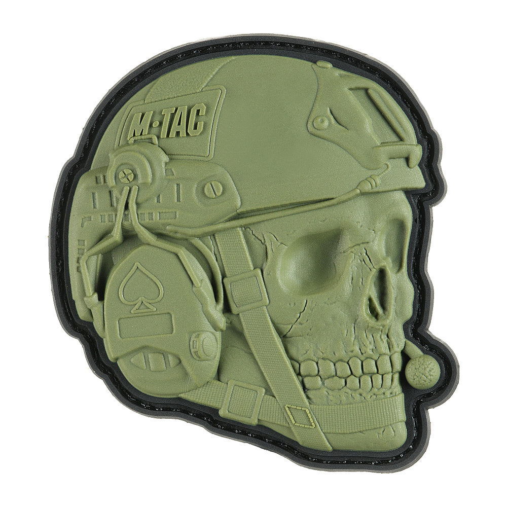 Patch Operator 3D PVC M-Tac - Olive, Mesaj Puternic