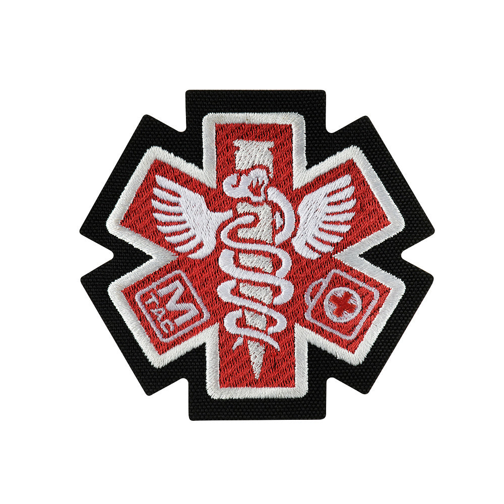 Patch Paramédic Brodat M-Tac - Negru, Simbolism Profund