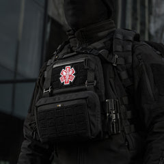 Patch Paramédic Brodat M-Tac - Negru, Simbolism Profund