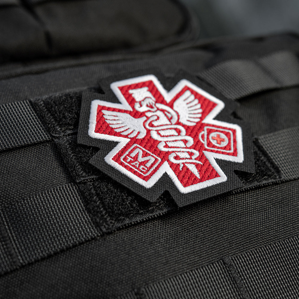 Patch Paramédic Brodat M-Tac - Negru, Simbolism Profund