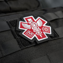 Patch Paramédic Brodat M-Tac - Negru, Simbolism Profund