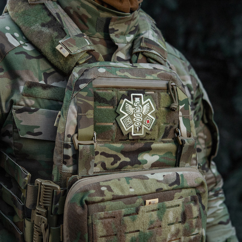 Patch Paramedic M-Tac - Multicam, Brodat, Simbolism Profund