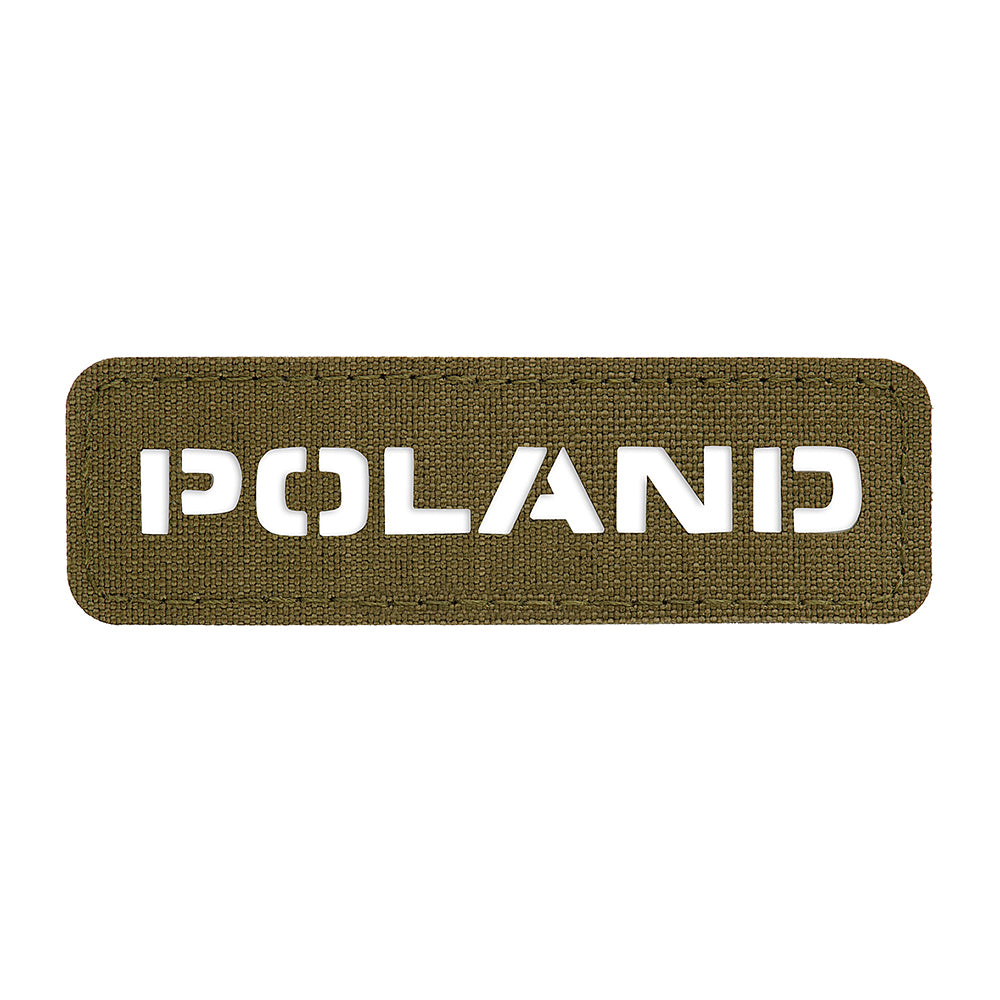 Patch Perforat Polonia M-Tac Ranger Green - Laser Cut Rezistent
