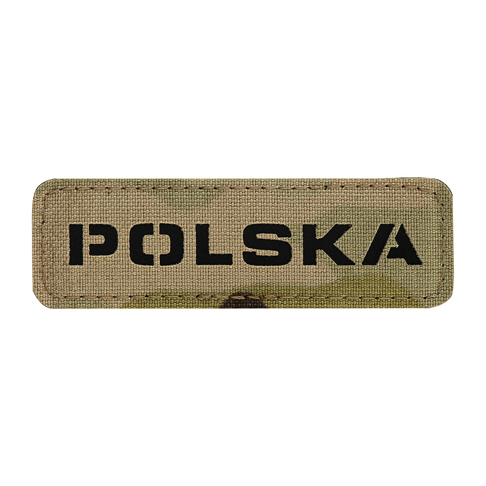 Patch Polska M-Tac Laser Cut - Multicam/Black
