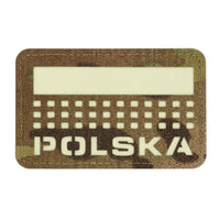 Patch Polska M-Tac Laser Cut - Multicam/GID, Fosforescent
