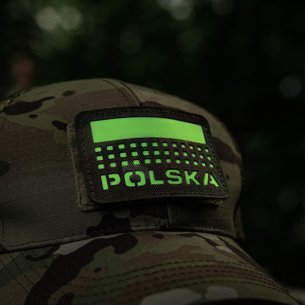 Patch Polska M-Tac Laser Cut - Multicam/GID, Fosforescent