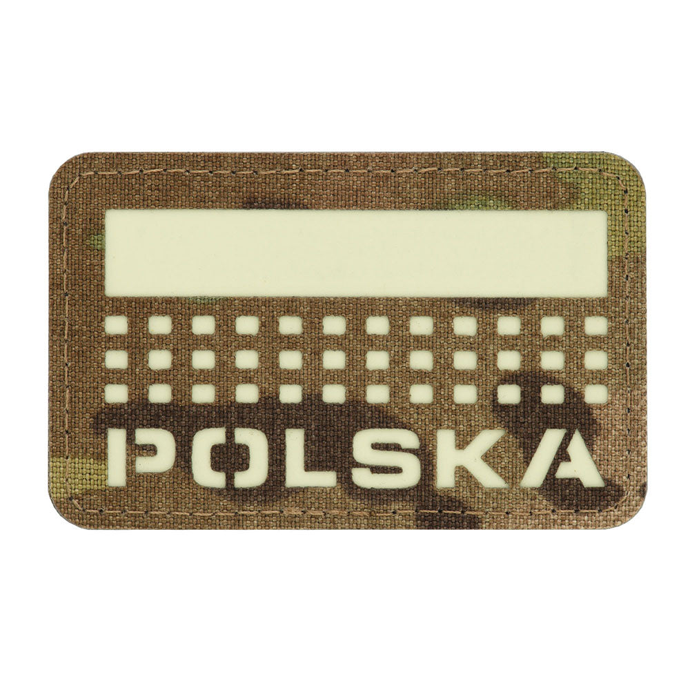 Patch Polska M-Tac Laser Cut - Multicam/GID, Fosforescent