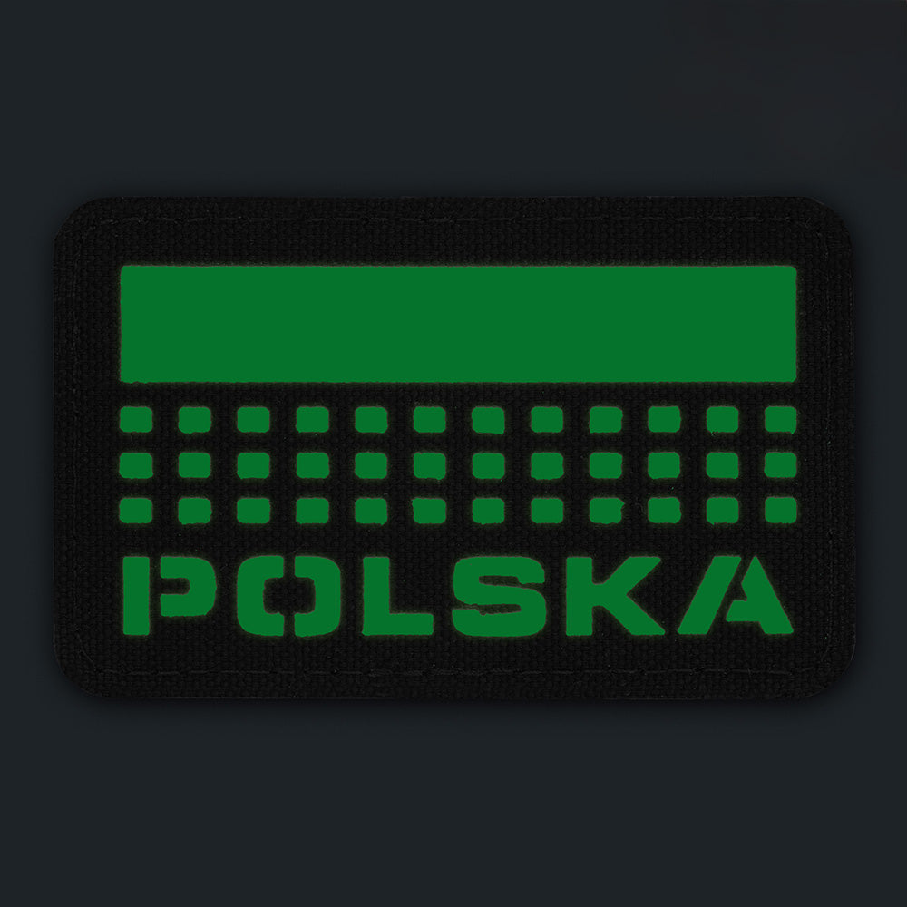 Patch Polska M-Tac Laser Cut - Ranger Green GID (50x80 mm)
