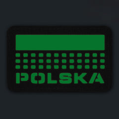 Patch Polska M-Tac Laser Cut - Ranger Green GID (50x80 mm)