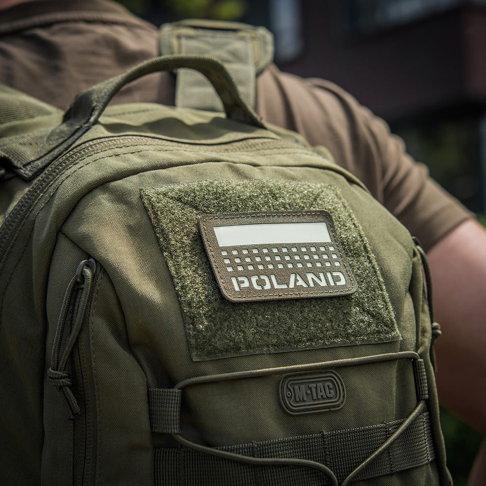 Patch Polska M-Tac Laser Cut - Ranger Green GID (50x80 mm)