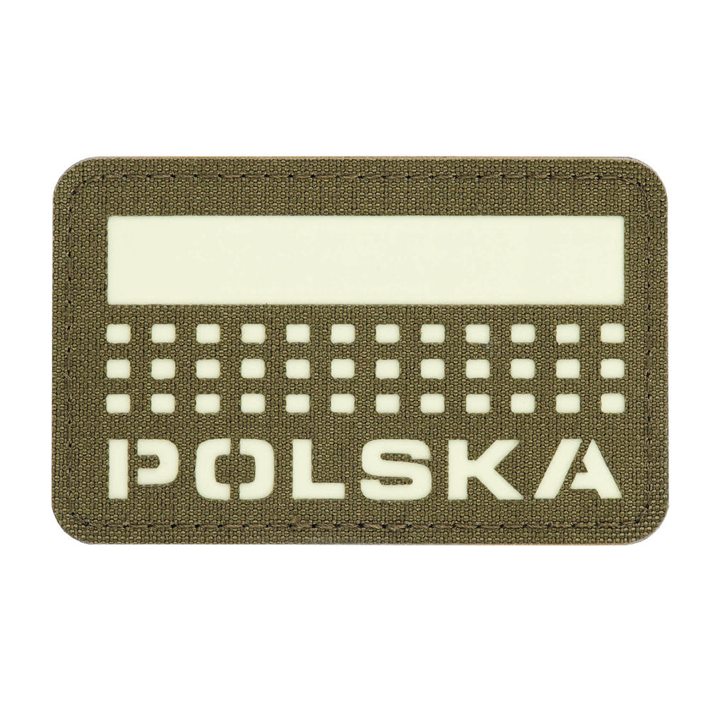 Patch Polska M-Tac Laser Cut - Ranger Green GID (50x80 mm)
