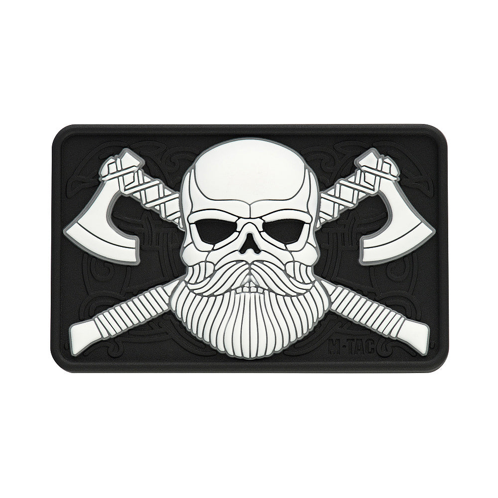 Patch PVC 3D Bearded Skull M-Tac - Barba tactică, putere sporită