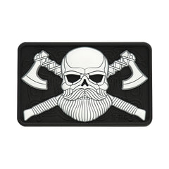 Patch PVC 3D Bearded Skull M-Tac - Barba tactică, putere sporită