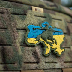 Patch PVC 3D Cazac Ucraina M-Tac - Forța Spiritului