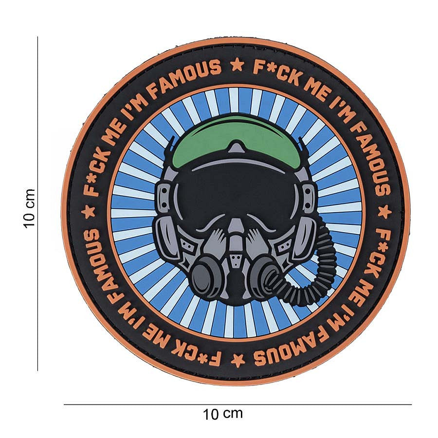 Patch PVC 3D "F*ck me I'm famous" - Afirmă-ți Atitudinea, Nu Regreta