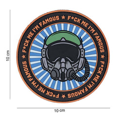 Patch PVC 3D "F*ck me I'm famous" - Afirmă-ți Atitudinea, Nu Regreta