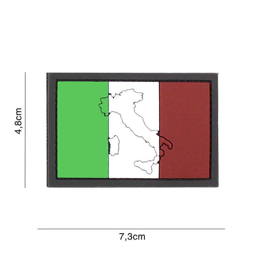 Patch PVC 3D Italia - Afirmă-ți Identitatea, Instant