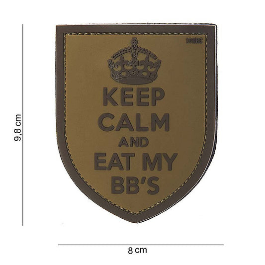 Patch PVC 3D Keep Calm Maro #10110 - Atitudine Neclintită
