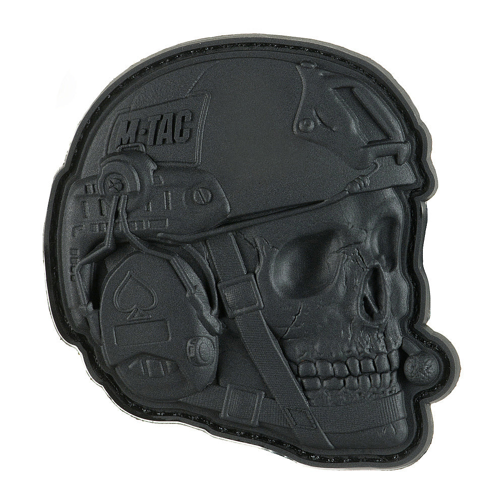 Patch PVC 3D Operator M-Tac - Craniu Negru Tactic