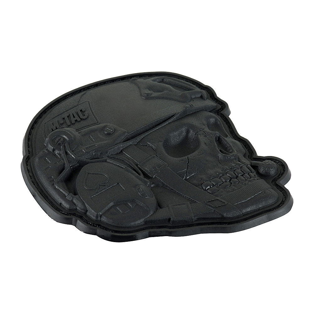 Patch PVC 3D Operator M-Tac - Craniu Negru Tactic