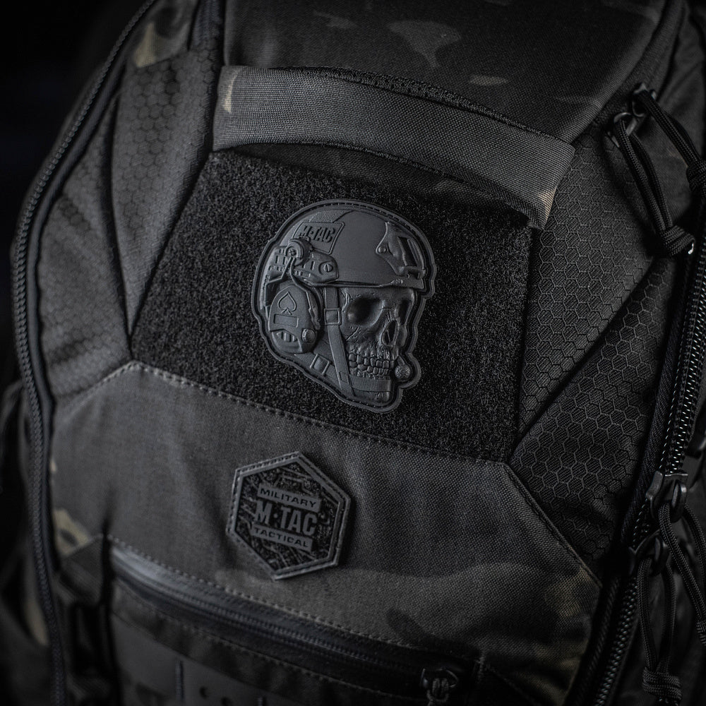 Patch PVC 3D Operator M-Tac - Craniu Negru Tactic