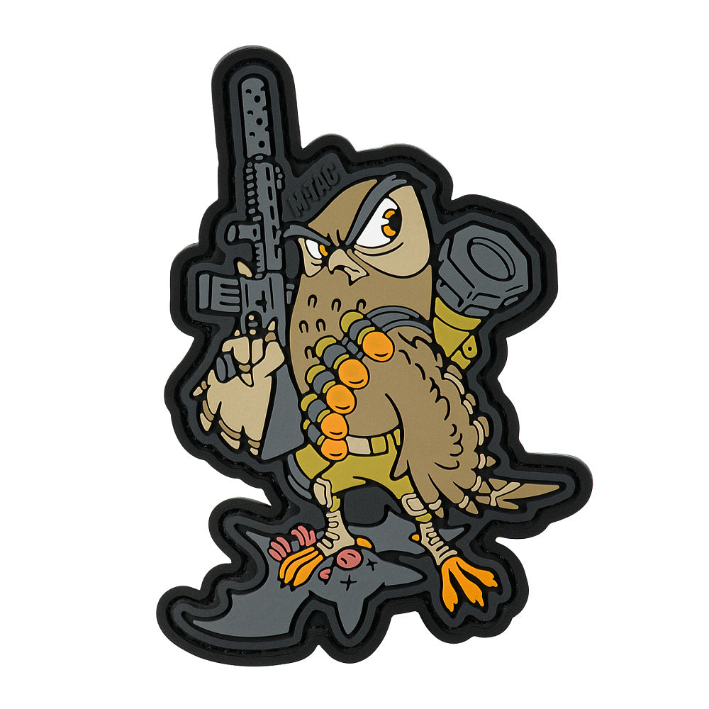 Patch PVC Bufniță M-Tac Full Color - Semn Distinctiv